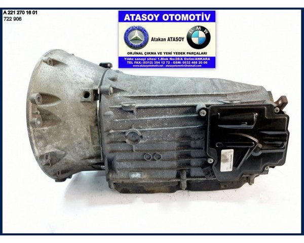 MERCEDES W221 S350 OTOMATİK ŞANZIMAN 722906 2212701601 2212707800 2212706601 2212708730 R2212710401 R2212710701 A2212701601 A2212707800 A2212706601 A2212708730 TÜRBÜN 2212500302 A2212500302 MERCEDES 722 906